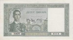 Jugoslawien p.35 10 Dinara 1939